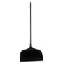 Rubbermaid Commercial Lobby Pro Upright Dustpan with Wheels, 12.5w x 37h, Polypropylene with Vinyl Coat, Black