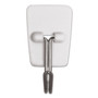 Command General Purpose Wire Hooks Multi-Pack, Small, Metal, White, 0.5 lb Capacity, 9 Hooks and 12 Strips/Pack