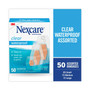 3M Nexcare Waterproof, Clear Bandages, Assorted Sizes, 50/Box (MMM43250) View Product Image