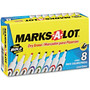 Avery MARKS A LOT Desk-Style Dry Erase Marker, Broad Chisel Tip, Assorted Colors, 8/Set (24411)
