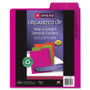 Smead Organized Up Heavyweight Vertical File Folders, 1/2-Cut Tabs, Letter Size, Assorted: Fuchsia/Orange/Peridot Green, 6/Pack (SMD75406) View Product Image