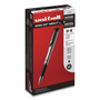 uniball 207 Impact Gel Pen, Stick, Bold 1 mm, Black Ink, Silver/Black Barrel