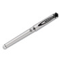 uniball 207 Impact Gel Pen, Stick, Bold 1 mm, Black Ink, Silver/Black Barrel
