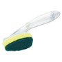 Scotch-Brite Soap-Dispensing Dishwand, 2.5 x 9.5, Yellow/Green (MMM6504EA) View Product Image