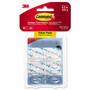Command Clear Hooks and Strips, Mini, Plastic, 0.5 lb Capacity, 18 Hooks and 24 Strips/Pack