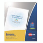 Avery Top-Load Sheet Protector, Economy Gauge, Letter, Semi-Clear, 100/Box