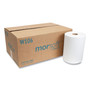 Morcon Tissue 10 Inch Roll Towels, 1-Ply, 10" x 800 ft, White, 6 Rolls/Carton (MORW106) View Product Image