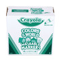 Crayola Colors of the World Washable Markers Classpack, Broad Bullet Tip, Assorted Colors, 240/Pack