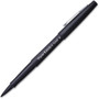 Paper Mate Flair Medium Point Porous Markers - 1.4 mm Medium Bullet Pen Point - Black Ink - Water Based - Black Barrel - Felt Tip