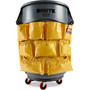 Rubbermaid Commercial Brute Caddy Bag, 12 Compartments, Yellow (RCP264200YW) View Product Image