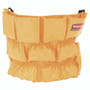 Rubbermaid Commercial Brute Caddy Bag, 12 Compartments, Yellow