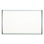 Quartet ARC Frame Cubicle Board, Magnetic Dry Erase, 14" x 11", White Surface, Satin Aluminum Frame