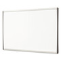 Quartet ARC Frame Cubicle Magnetic Dry Erase Board, 14 x 11, White Surface, Silver Aluminum Frame (QRTARC1411) View Product Image