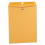 Universal Kraft Clasp Envelope, #12 1/2, Square Flap, Clasp/Gummed Closure, 9.5 x 12.5, Brown Kraft, 100/Box