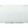 Quartet Infinity Glass Dry-Erase Whiteboard - 48" (4 ft) Width x 36" (3 ft) Height - White Tempered Glass Surface - White Frame - Horizontal/Vertical - Magnetic