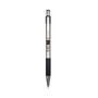 Zebra G-301 Gel Pen, Retractable, Medium 0.7 mm, Black Ink, Stainless Steel/Black Barrel (ZEB41311) View Product Image
