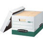 Bankers Box R-Kive File Storage Box - Internal Dimensions: 12" Width x 15" Depth x 10" Height - External Dimensions: 12.8" Width x 16.5" Depth x 10.4" Height - Media Size Supported: Letter, Legal - Lift-off Closure - Heavy Duty - (FEL07241)