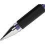 uniball 207 Impact Gel Pen, Stick, Bold 1 mm, Blue Ink, Silver/Black/Blue Barrel