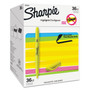 Sharpie Pocket Style Highlighter Value Pack, Yellow Ink, Chisel Tip, Yellow Barrel, 36/Pack