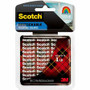 Scotch Restickable Mounting Tabs - 1" Length x 1" Width - Clear - Stain Resistant - For Artwork, Mount Picture/Poster