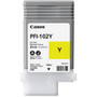Canon PFI-102Y Original Inkjet Ink Cartridge - Yellow - 1 Each - Inkjet - Yellow
