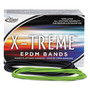 Alliance X-Treme Rubber Bands, Size 117B, 0.08" Gauge, Lime Green, 1 lb Box, 200/Box