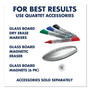 Quartet Infinity Magnetic Glass Calendar Board, Monthly Planning/Scheduling, 36" x 24", White Surface