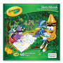 Crayola Animal Animations Wirebound Sketchpad, Unruled, Gold/Green Cover, 40 White 9 x 9 Sheets