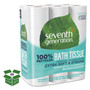 Seventh Generation 100% Recycled Bathroom Tissue, Septic Safe, 2-Ply, White, 240 Sheets/Roll, 24/Pack, 2 Packs/Carton (SEV13738CT) View Product Image