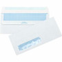Business Source No.10 Standard Window Invoice Envelopes - Single Window - 9 1/2" Width x 4 1/2" Length - 24 lb - Self-sealing - White