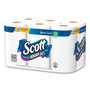 Scott Toilet Paper, Septic Safe, 1-Ply, White, 1,000 Sheets/Roll, 12 Rolls/Pack, 4 Pack/Carton