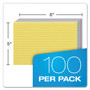 Oxford Ruled Index Cards, 5 x 8, Blue/Violet/Canary/Green/Cherry, 100/Pack