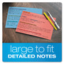 Oxford Ruled Index Cards, 5 x 8, Blue/Violet/Canary/Green/Cherry, 100/Pack