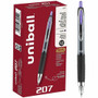 uniball™ 207 Gel Pen - 0.7 mm Medium Pen Point - Refillable - Retractable - Violet Ink - Gel-based