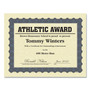 Great Papers! Metallic Border Certificates, 11 x 8.5, Ivory/Blue with Blue Border, 100/Pack