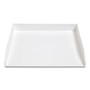 TRU RED Side-Load Stackable Plastic Document Tray, 1 Section, Letter-Size, 12.24 x 9.8 x 1.75, White