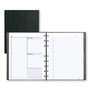 Blueline NotePro Undated Daily Planner, 9.25 x 7.25, Black Cover, Undated