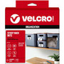 VELCRO Sticky Back 3/4in Circles White 200 ct - 0.75" Diameter - White - For Sign, Poster, Wall, Plastic, Glass, Tile, Home, School