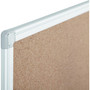 MasterVision Ayda Cork Bulletin Board - 0.50" Board Height x 24" Board Width x 36" Board Depth - Cork Surface - Self-healing, Durable, Resilient, Heavy-gauge - Aluminum Frame - 24" Height x 36" Width x 0.5" Depth