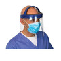 Suncast Commercial Fully Assembled Full Length Face Shield with Head Gear, 16.5 x 10.25 x 11, Clear/Blue, 16/Carton