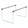 Pendaflex Letter Size Adjustable Hanging File Folder Frame, 14" to 18" Long, Gray/Silver, 2/Box