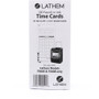 Lathem Time Time Clock Cards for Lathem Time 7000E, Two Sides, 3.5 x 7.25, 100/Pack