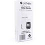 Lathem Time Time Clock Cards for Lathem Time 7000E, Two Sides, 3.5 x 7.25, 100/Pack (LTHE7100) View Product Image