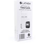 Lathem Time Time Clock Cards for Lathem Time 7000E, Two Sides, 3.5 x 7.25, 100/Pack