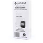 Lathem Time Time Clock Cards for Lathem Time 7000E, Two Sides, 3.5 x 7.25, 100/Pack