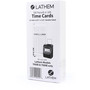 Lathem Time Time Clock Cards for Lathem Time 7000E, Two Sides, 3.5 x 7.25, 100/Pack (LTHE7100) View Product Image