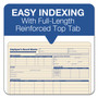 TOPS Employee Record Master File Jacket, Straight Tab, Letter Size, Manila, 20/Pack