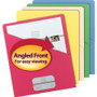Smead Organized Up Slash Jackets, Letter Size, Assorted Colors, 25/Pack