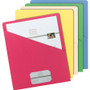Smead Organized Up Slash Jackets, Letter Size, Assorted Colors, 25/Pack