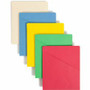 Smead Letter Recycled File Jacket - 8 1/2" x 11" - 11 pt. - Manila, Blue, Green, Red, Yellow - 10% Recycled